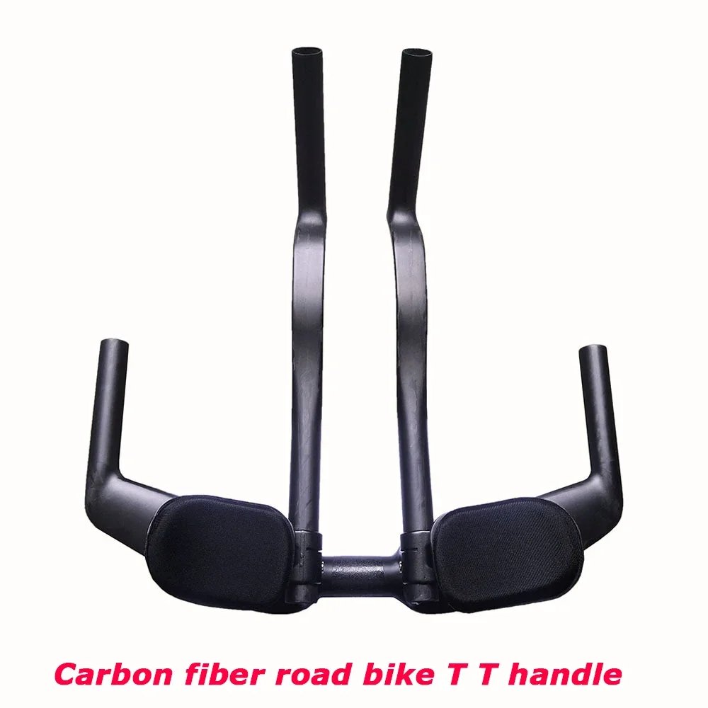 

Carbon Time Trial Handlebar TT Bar Rest Triathlon Handlebars Bike Parts Road Accessories Only Bar