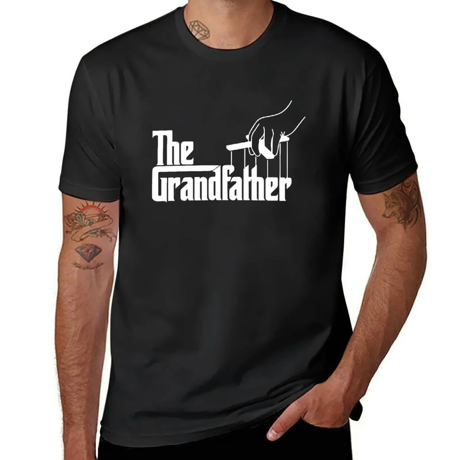 The grandfather T-Shirt anime new edition mens workout shirts