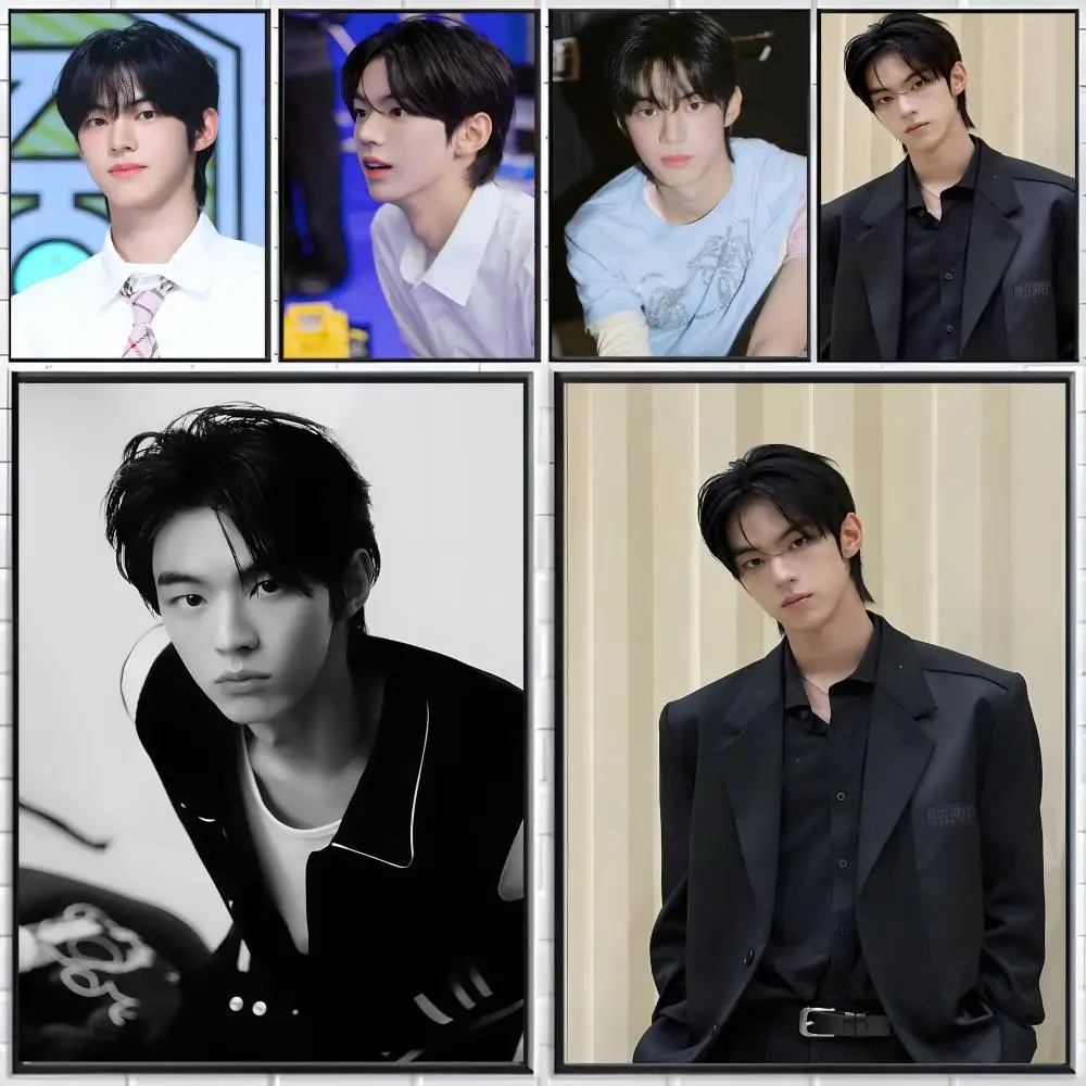 Singer Kpop D-Dohoon Poster Distinct Home Decor Concepts Chic Indoor Art Pieces