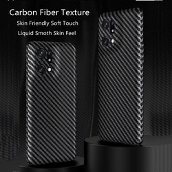 Ultra-Thin Carbon Fiber Texture Matte Case For OPPO Find X5 X3 Pro Reno 5 6 7 8 9 Pro GT Master Explorer Frosted Protective Case