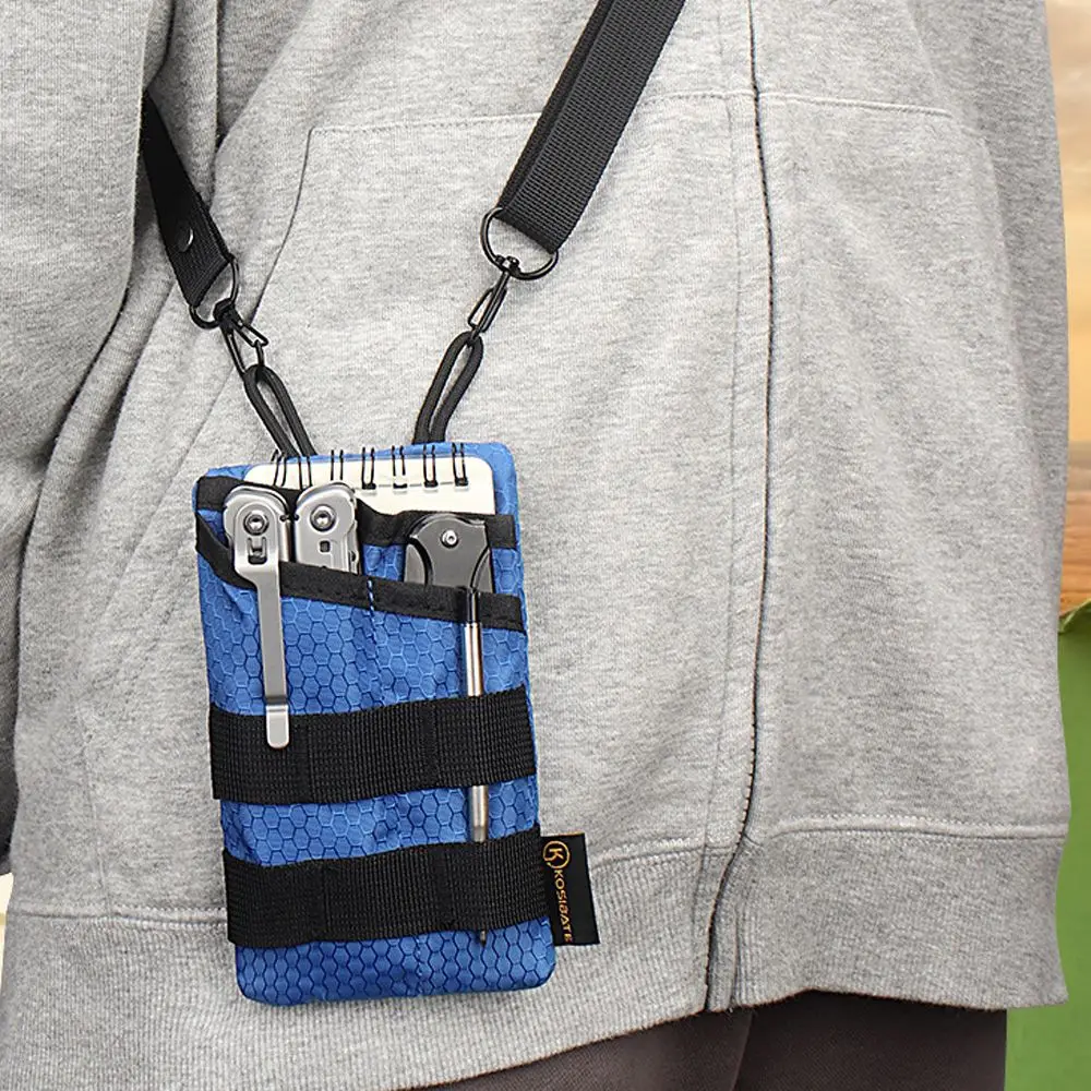 Tool Oxford Hiking Outdoor Coin Purse Foldable Large Capacity EDC Pouch Wallet Thin Compact Design Camping Storage Wallet Unisex
