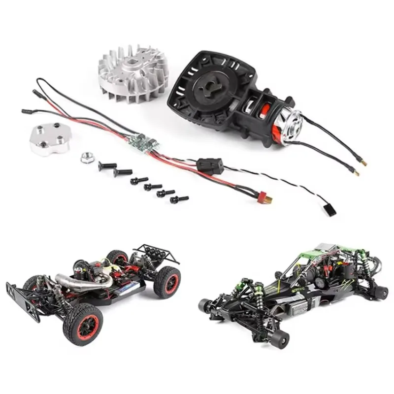 Ein Schlüssel-Elektrostarter für 1/5 Rc-Auto Baja 5ive-T 26CC-30.5CC Motor Diy Upgrade Rofun 855612