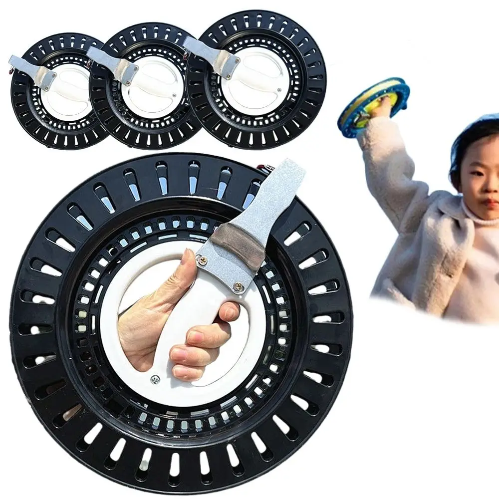 Creative with String Kite Reel 18/20/22/26cm Come with Lock String Spool Twisted String Line Winder Fire Wheel