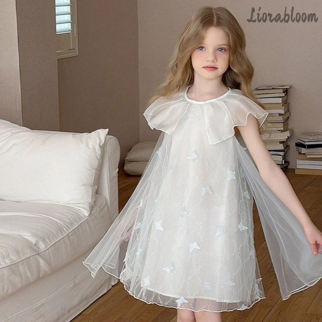 Multicolor Everyday Princess Dress Elegant Gown Flower Girl Dress Party Dress Elegant Formal Wear Wedding Attire