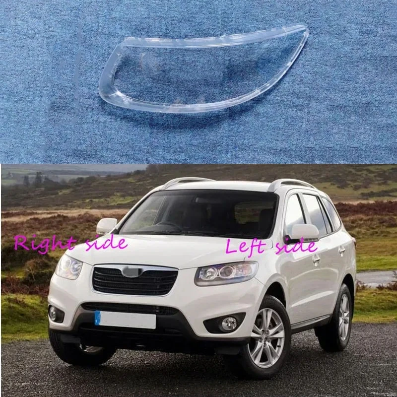 

Car Headlight Lens For Hyundai Santa Fe 2008 2009 2010 2011 2012 Headlamp Cover Car Replacement Front Auto Shell Cover