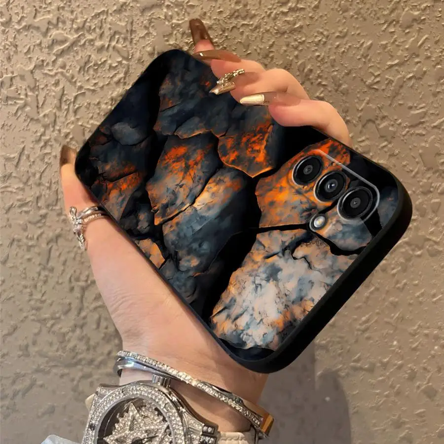 เคสโทรศัพท์มือถือแบบนิ่มสีดำ ดีไซน์ย้อนยุค สำหรับ Samsung Galaxy A70 A30 A15 A06 A04 A03 A40 A16 A05 A10 A12 A50 A20 A13