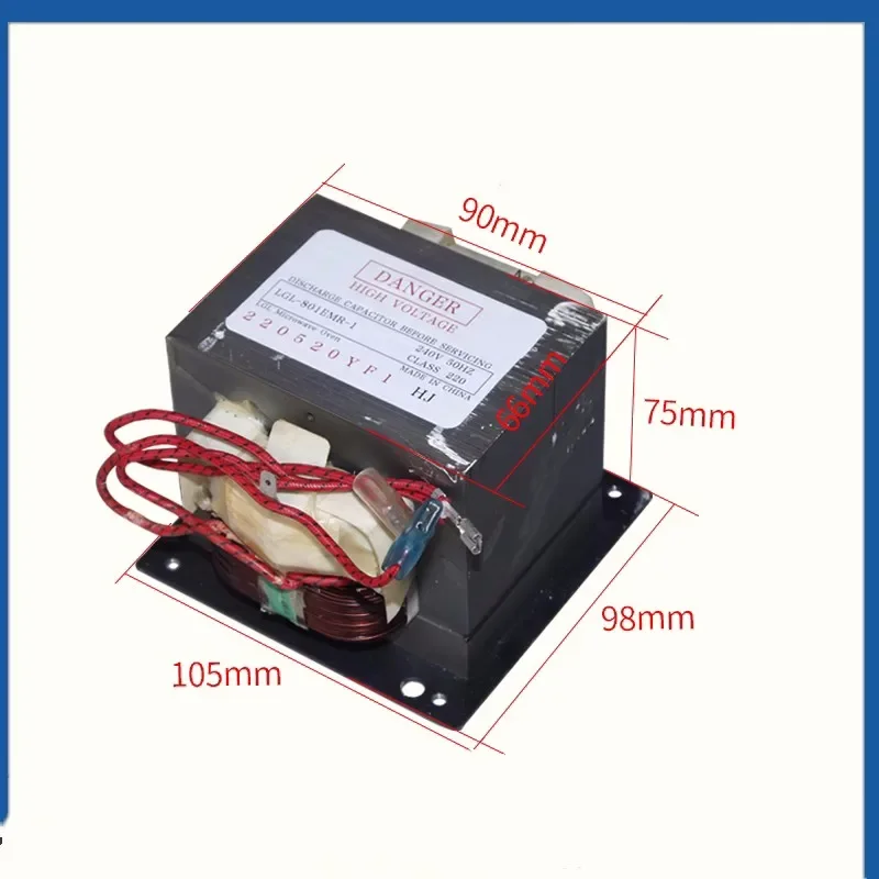 for Microwave Oven Transformer LGL-801EMR-1 Universal High Voltage Transformer 240V 50HZ