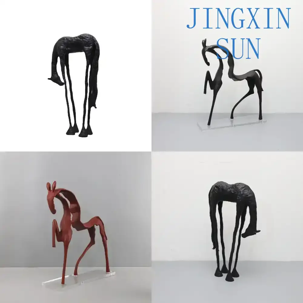 New Chinese Cast Iron Horse Desktop Art Ornament for Home Decoration Living Room Study Wine Cabinet TV Cabinet Entrance