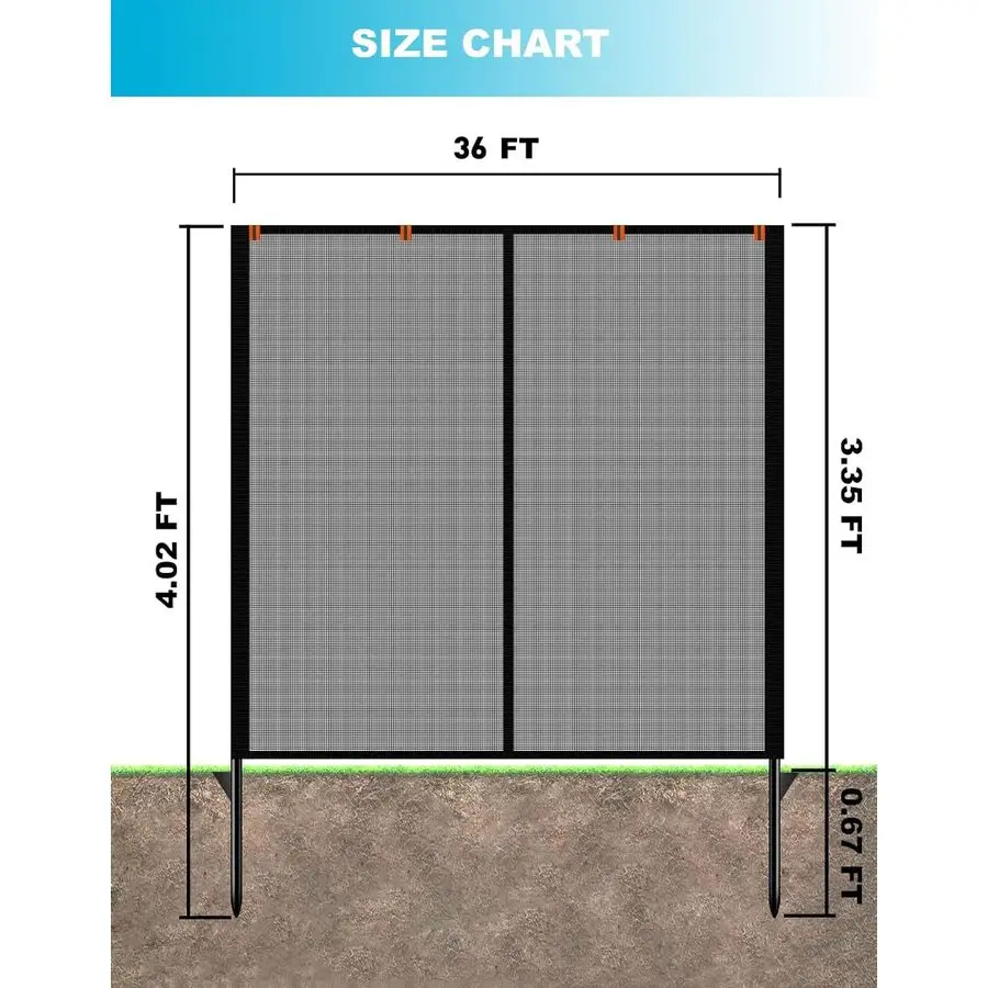 ネットフェンスゲートメッシュ屋外バリアポータブル、裏庭、庭のゲート、ボール、バスケットボール、犬、プール、ガレージエリアガード用