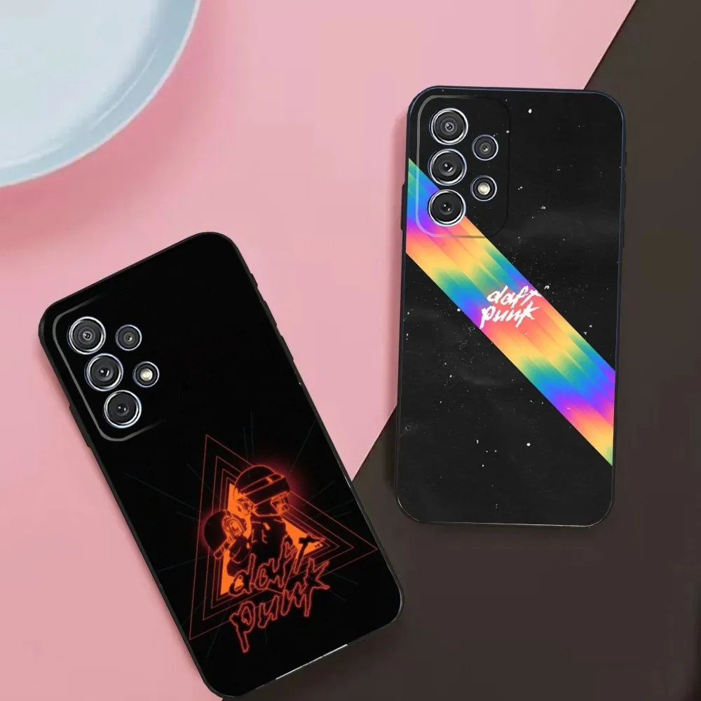 D-Daft P-Punk Band Phone Case For Samsung Galaxy A13,A21s,A22,A31,A32,A52,A53,A71,A80,A91 Soft Black Phone Cover