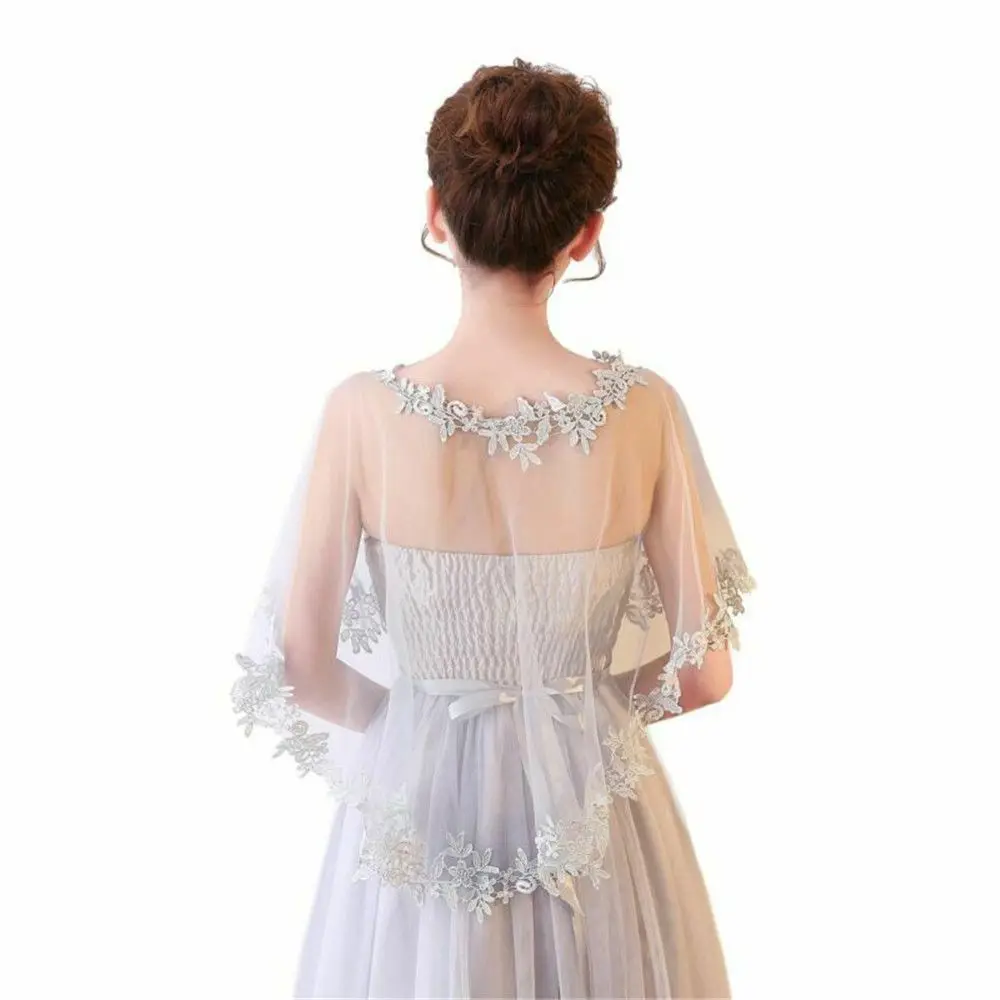 Fashion Elegant Lace Shawl Bridal Casual Wedding Cape Party Summer Evening Dress Shawl Women