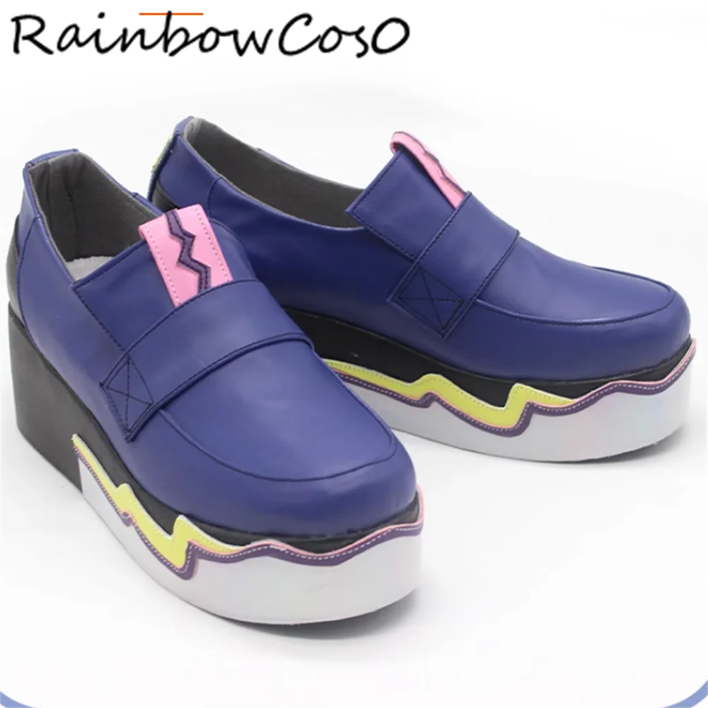 Zoccoli Scarpe Cosplay Stivali Gioco Anime Party Halloween RainbowCos0 W5346