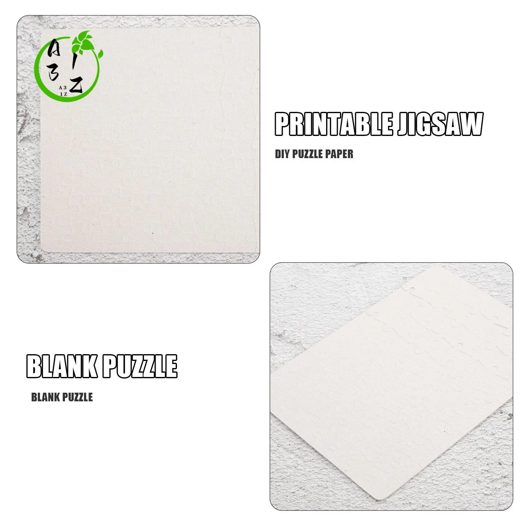 

A31Z-Sublimation Blank Puzzle 10Pcs/Lot DIY Craft A5 Jigsaw Puzzle For Sublimation Ink Transfer