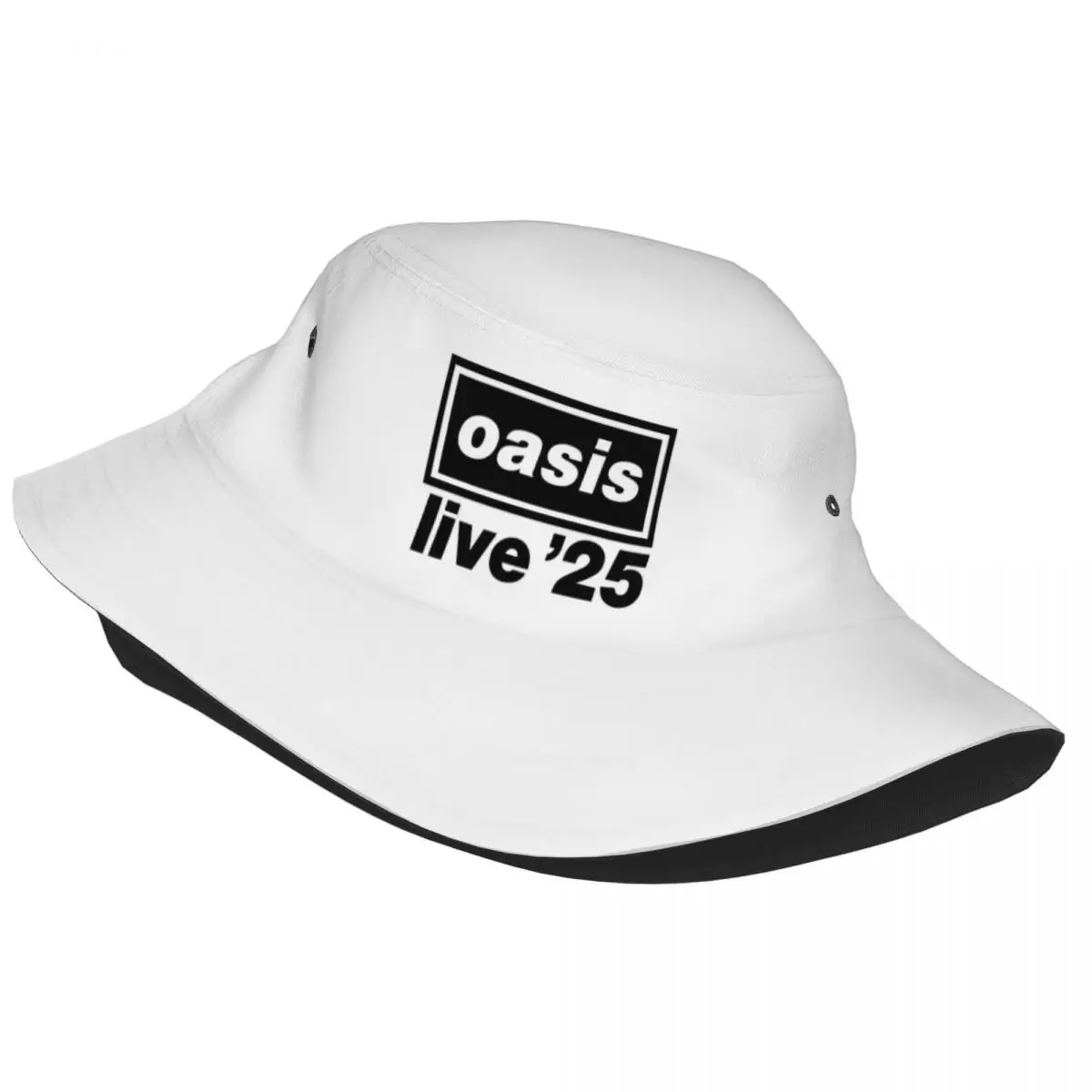 O-Oasis Live 25 Tour Bucket Hats for Woman Beach  Rock Band Floppy Hat Streetwear Packable for Hiking Fishing Caps Dropshipping