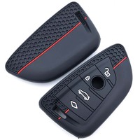Silicone Remote Car Key Cover Case for BMW X1 X3 X4 X5 X6 Series 1 2 3 5 7 G20 G02 G05 G31 G23 F34 F15 F40 IX3 Shell Accessories