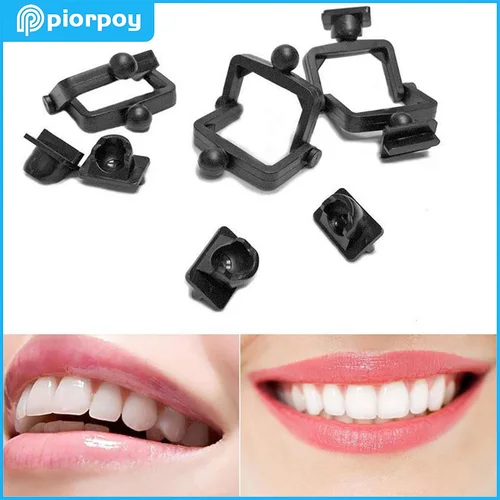 PIORPOY 100 unids/bolsa articulador Dental desechable plástico negro cuello alto articulador de cuello bajo herramientas de laboratorio Dental Dropship