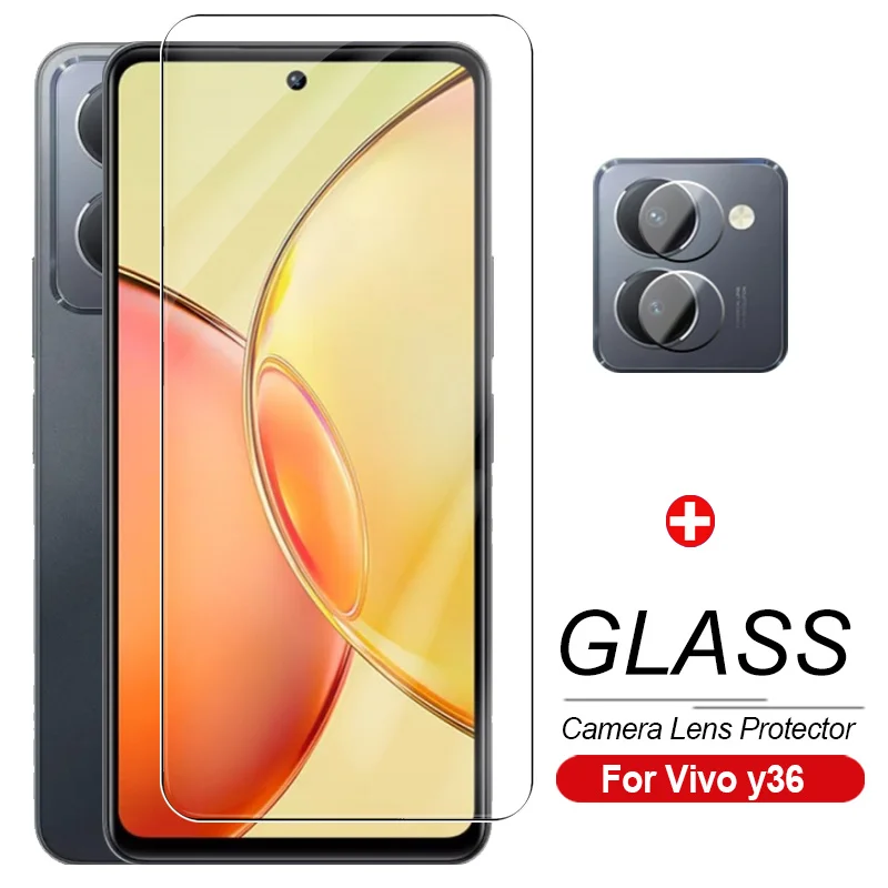 camera lens screen protector glass on for vivo Y36 4G 5G y 36 36y vivoy36 armor safety tempered glass Phone film cover 6.64Inch