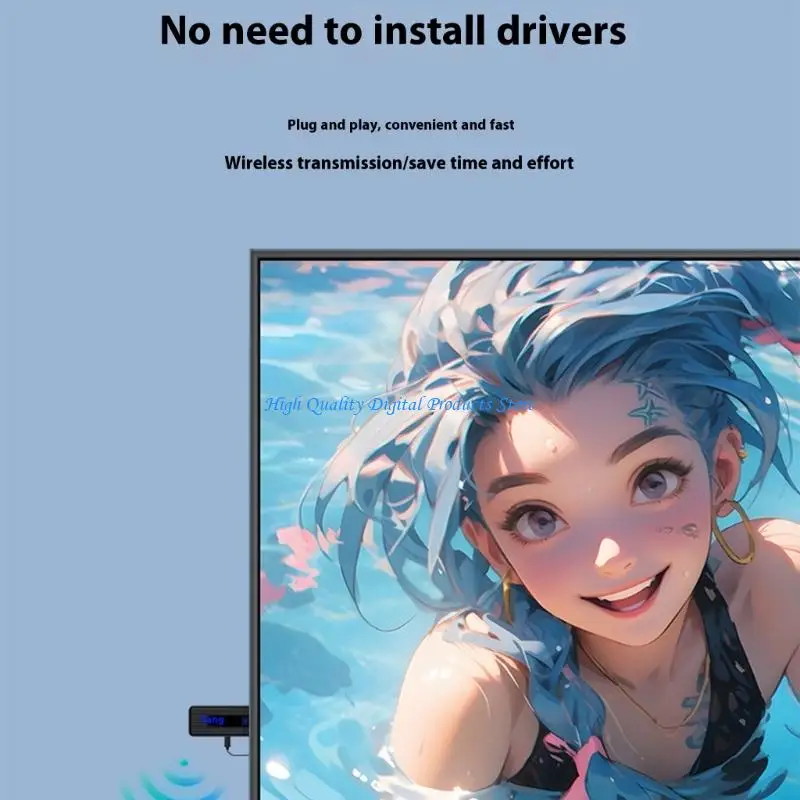 U2je Wireless HDTV-compatibele zendontvanger 4K60Hz 1080P 5GHz voor laptop