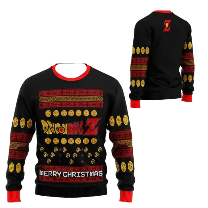 Herbst und Winter Bandai Anime Spell Battle Series Weihnachten Hässliches Kleid Straße Erwachsene Rundhals Hoodie Explosive Kleidung