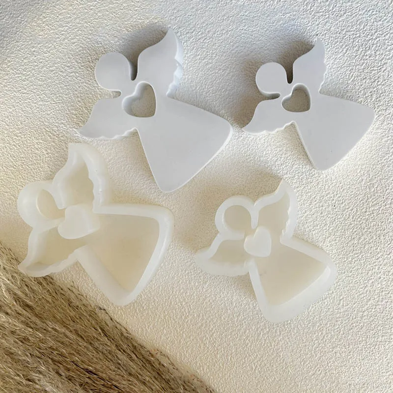 

Love Angel Gypsum Mold Candle Silicone Mold DIY Epoxy Resin Dropping Glue Cement Tool Chocolate Baking Molds Home Decor Gifts