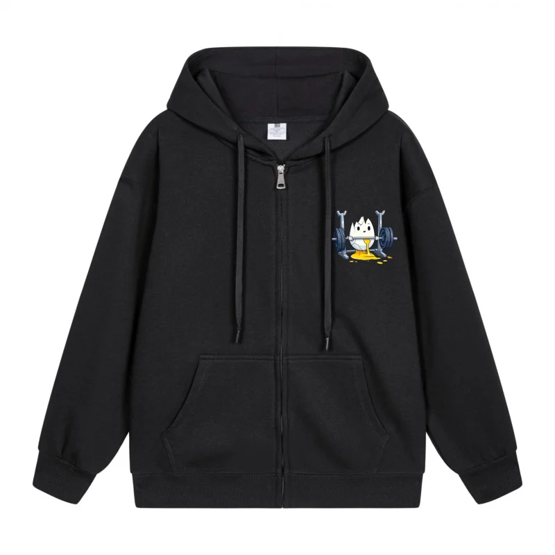 

Men's Zip-Up Hoodie Blue Penguin With Tools Design 2025 New Style Casual Couples’ Style Couples’ Style