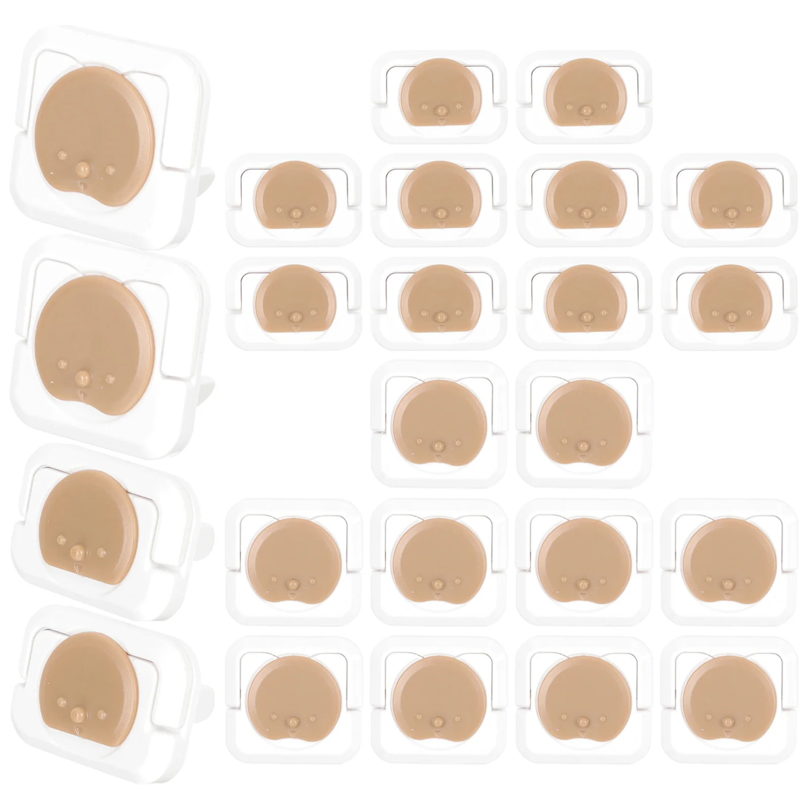 

24Pcs Baby Proof Outlet Covers Electrical Outlet Plug Protectors Safety Socket Caps for Childproof Home Office Use