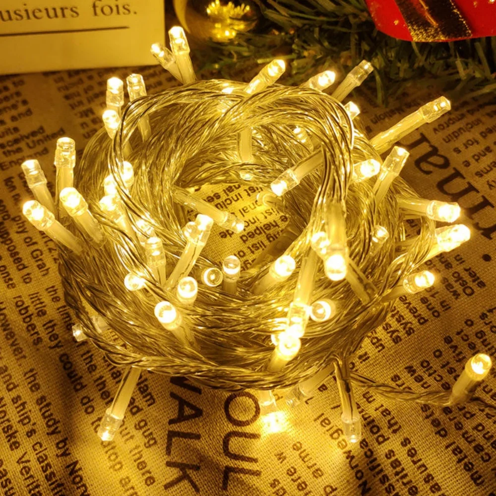 

8 Modes Led String Fairy Light Christmas Lights 20M 30M 50M 100M 600 LED For Wedding Party Holiday Lighing