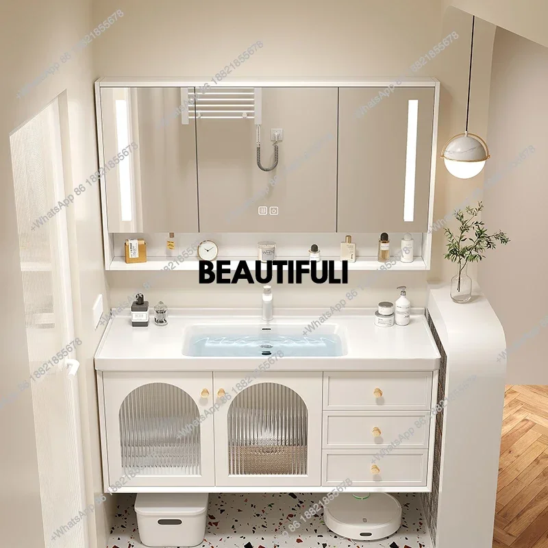 Oferta caliente: Gabinete organizador estrecho con luz LED, perfil para baño, almacenamiento en cajones, espejos, decoración para lavabo, gabinete para baño.