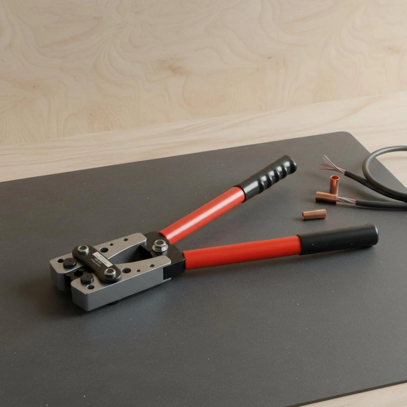 Lug Crimping Tool Professional Grade Cable Lug Crimper Wire Terminal Crimper Heavy Duty Hardware Equipment Adjustable Range