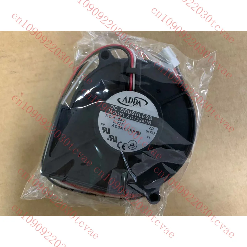 

1PC New For ADDA AD7524UB DC 24V 7530 heat dissipation ventilation blower fan