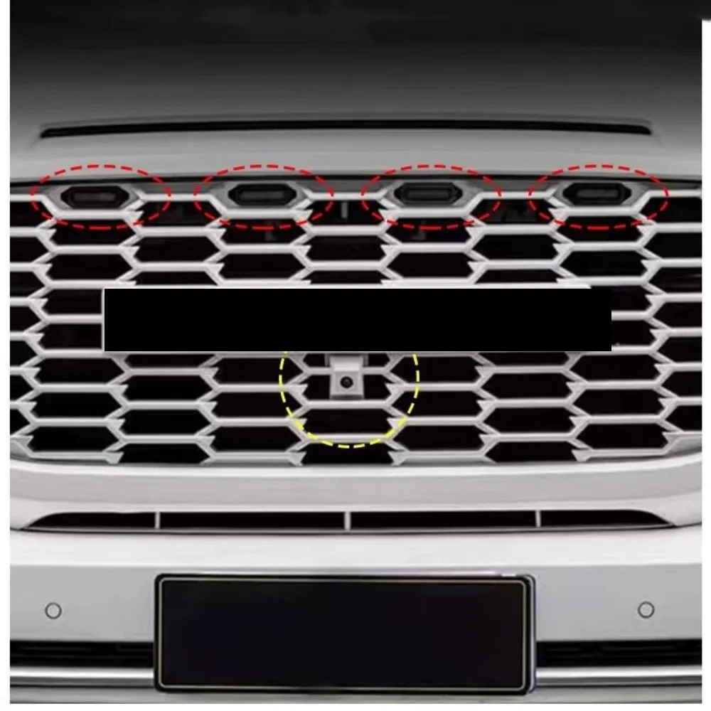 Car Grill Mask Grid Radiator Grille Front Bumper Net Light Assembly for Tank 500 Sport Style Modified New Style Auto Accessories