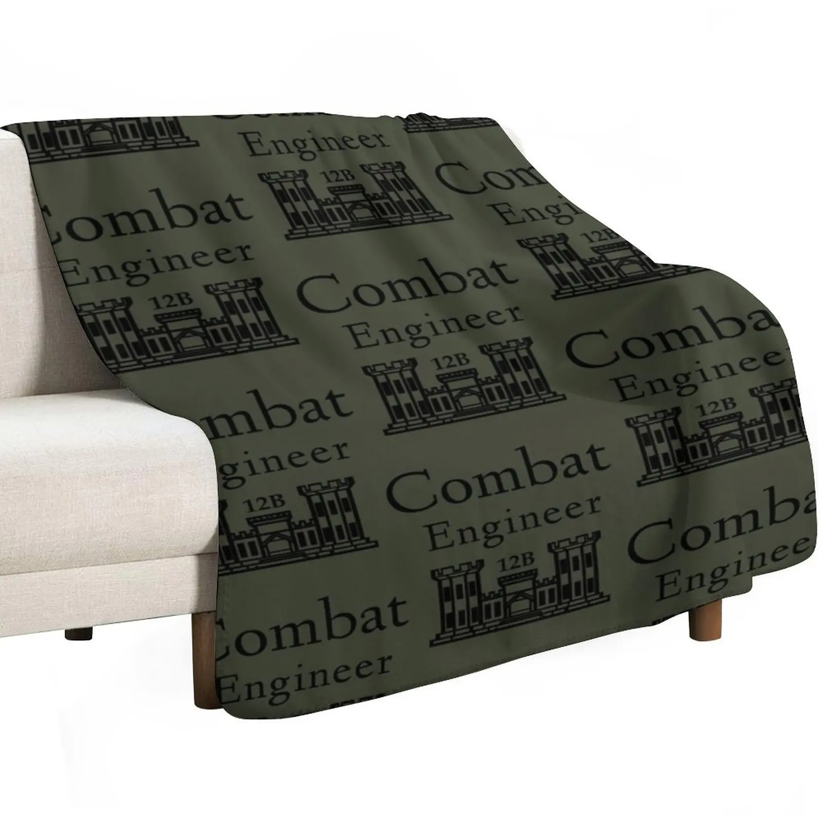 Army Combat Engineer Throw Blanket Nap Soft Plaid Thermal for babies Hairys Blankets For Bed Blankets
