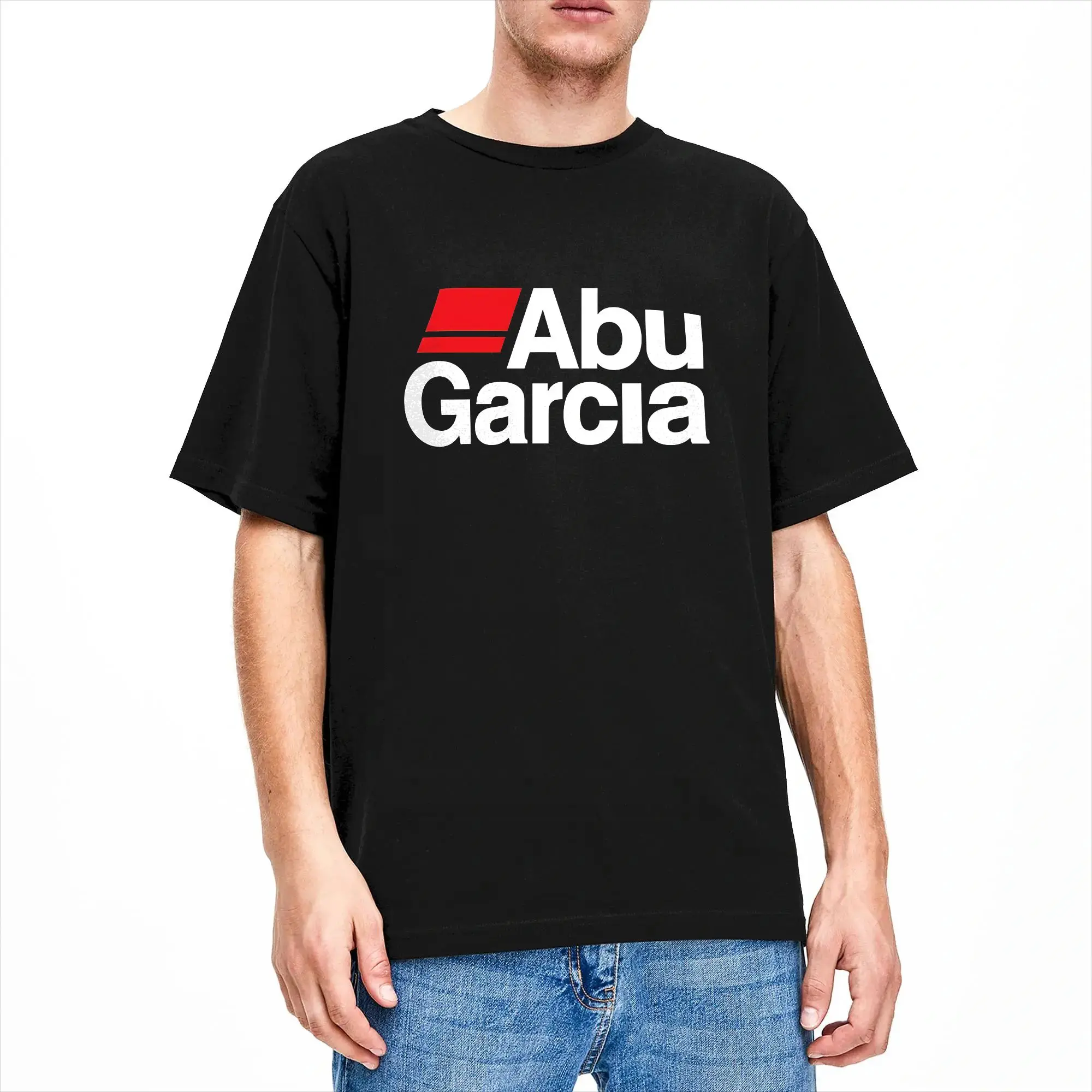 Abu Garcia Fishing T Shirt Summer  Vintage T-Shirts Cotton Hip Hop Tshirt For Men Design Clothes