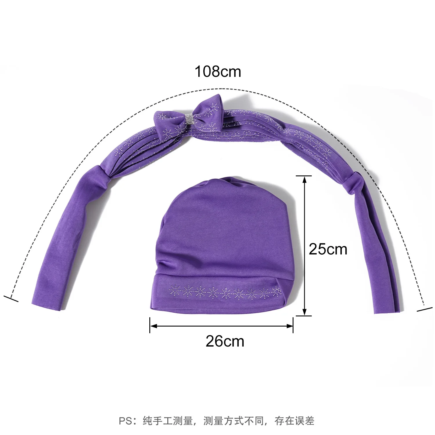 الزفاف الأفريقي عمامة القوس الحجاب قبل تعادل الصليب التفاف عمامة بيني حجر الراين الحجاب غطاء السيارات Gele مسلم الحجاب القبعات #2