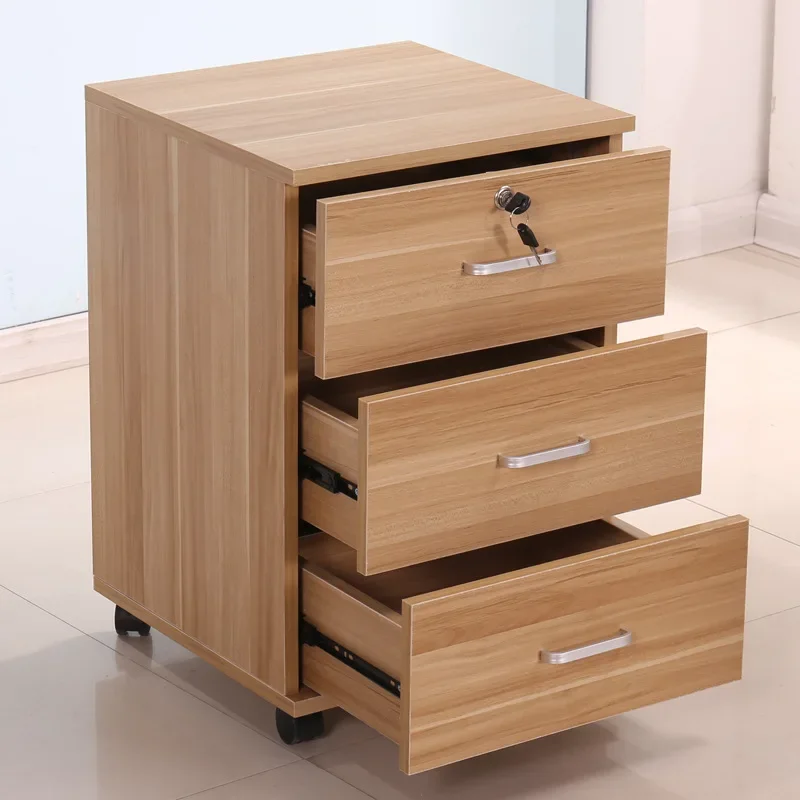 

Lockers, filing cabinets, three drawers with locks, movable storage, low cabinets, employees' mobile file cabinets