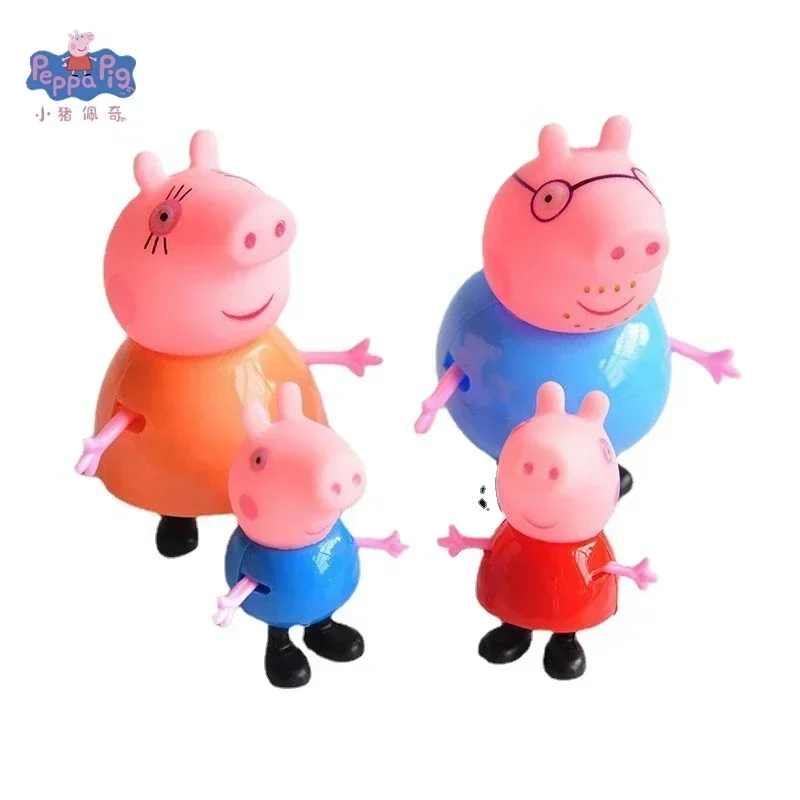 Peppa Pig Educational Toys anime George Zebra Sue Puppy Danny Fox Freddie Kitten Candi Cartoon Action Figure Toy Kids Gifts