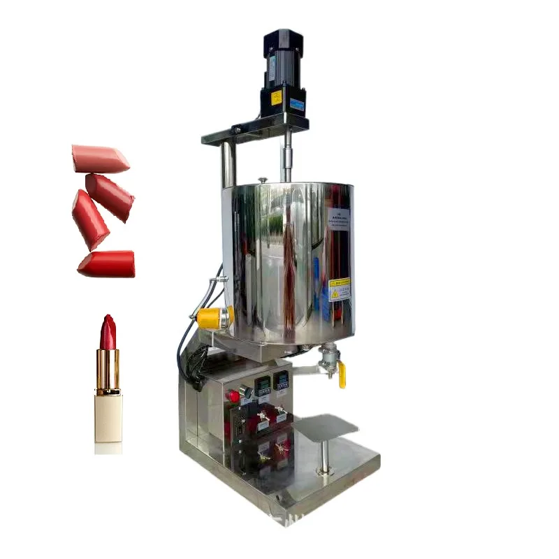 Manual Cream Liquid Filler Cosmetics Filling Machine with Heating for Matte Lipstick Production