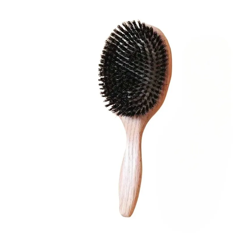 For Boar Bristle Hair Brush Women Combs for Hair Wood