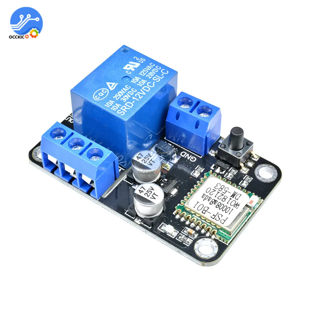 ESP8285 sostituisci il modulo relè di ritardo del Timer del ciclo dell'interruttore intelligente Wireless WiFi autobloccante DC 12V per il controllo dell'app Android Smart Home