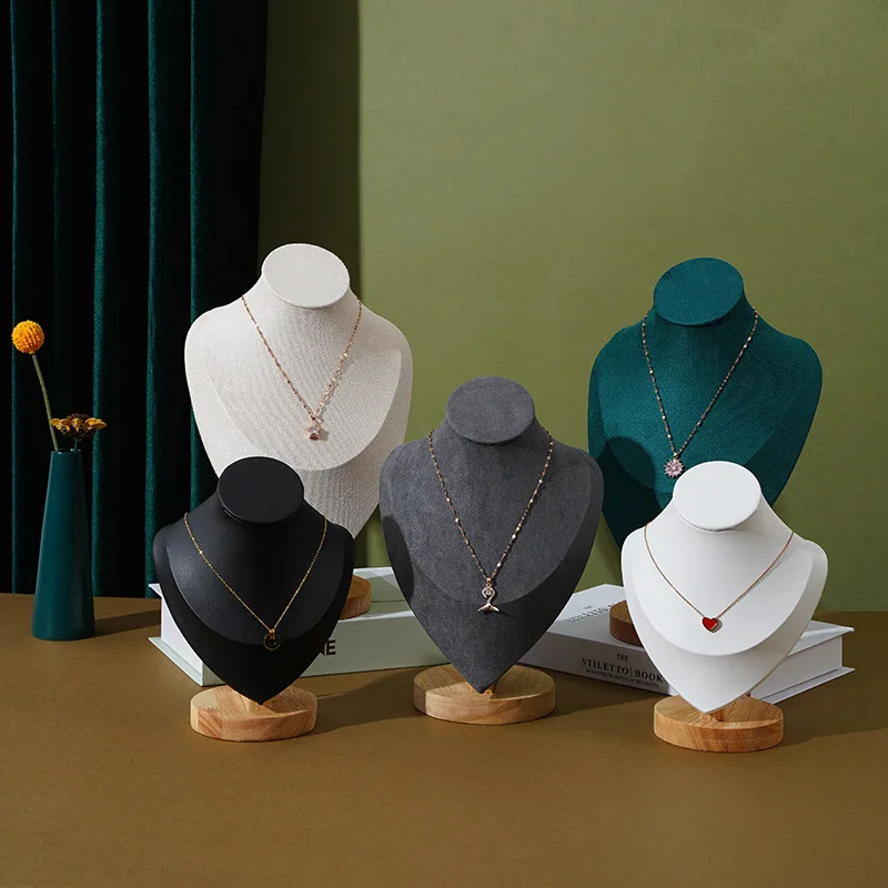 1 قطعة ، إطار عرض القلادة صورة نموذج الرقبة قلادة إطار المجوهرات ، نموذج الرقبة إطار عرض المجوهرات قلادة صور الدعائم