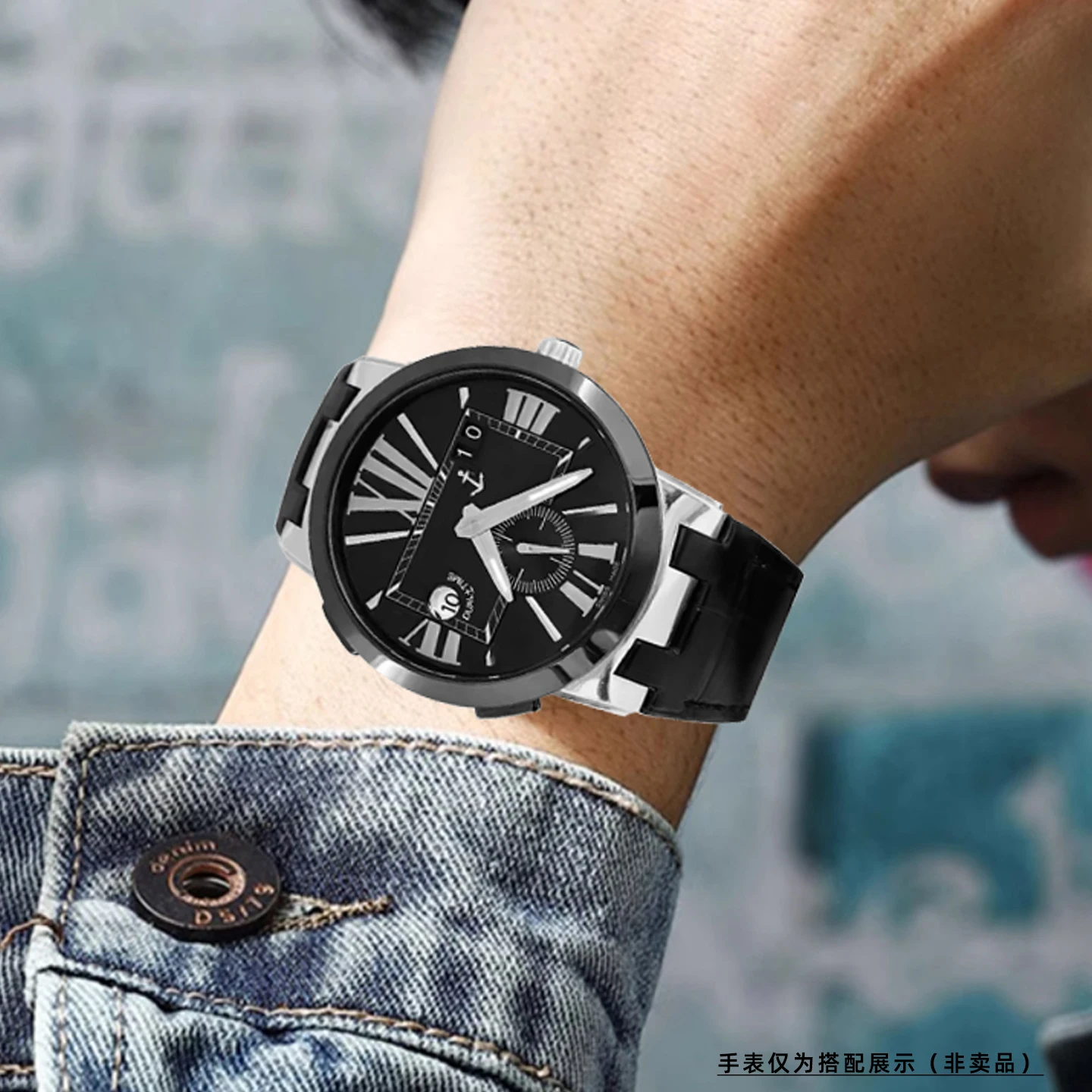 Correa de piel de vaca para Ulysse Nardin BLAST Series 243, administrador náutico 246, correa de reloj de cuero genuino, pulsera de 26mm para hombre