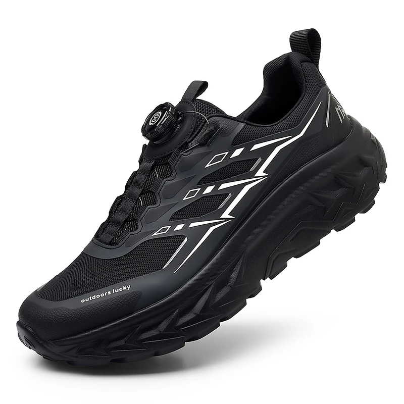 2026 New Mens Hiking Sneakers Anti Slip Thick Sole Shockproof Mountain Trekking Climbing Outdoor Explorer Walking Sports Shoes