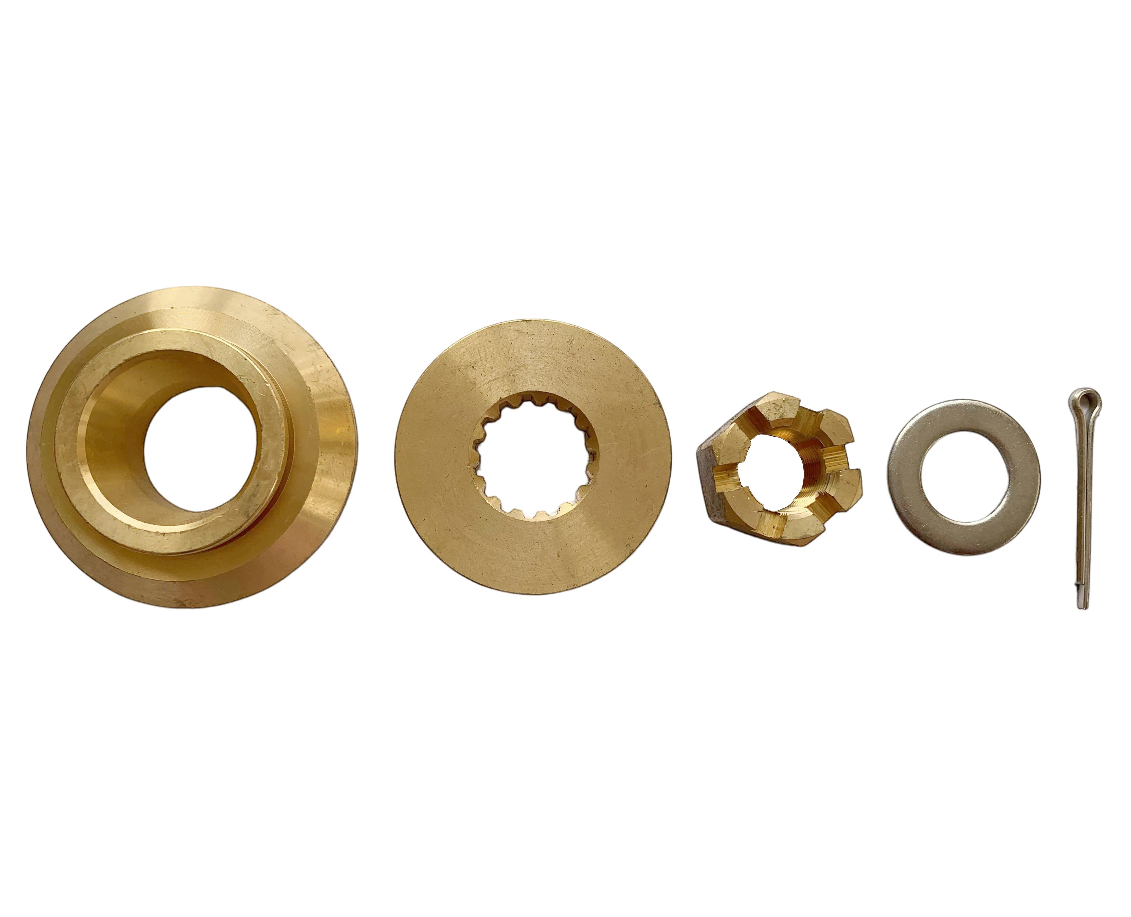 

Propeller Installation Hardware Kits fit TOHATSU 60HP-140HP Outboard Motos Thrust Washer/Spacer/Washer/Nut/Cotter Pin Included