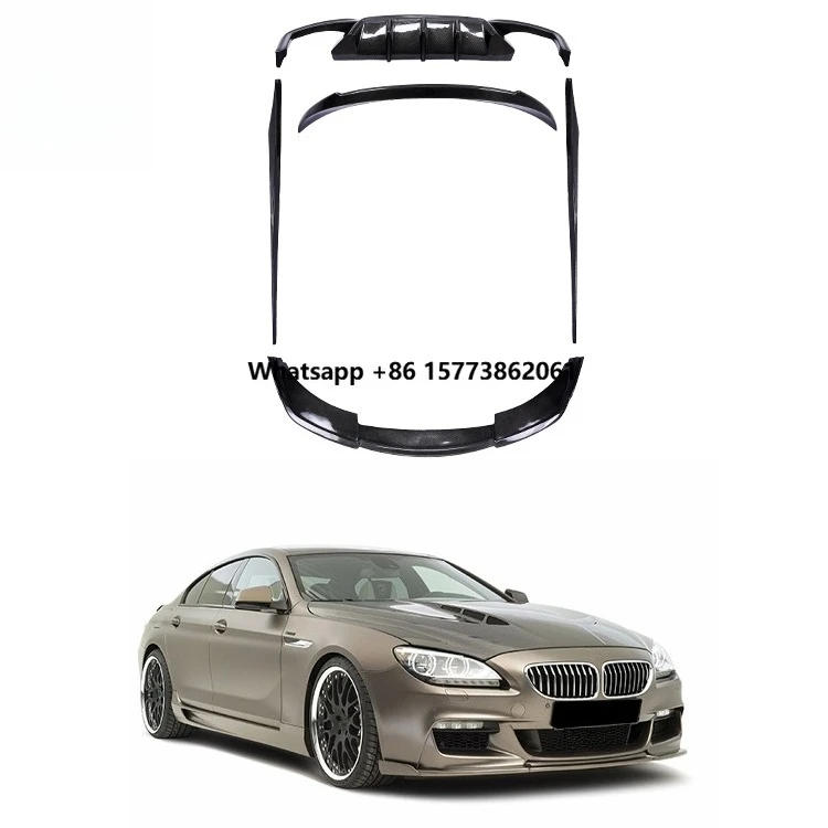 

MT-Style Carbon Fiber Body Kit for 6 Series F06 F12 F13 Body Kit with Front Lip Rear Diffuser Side Skirts