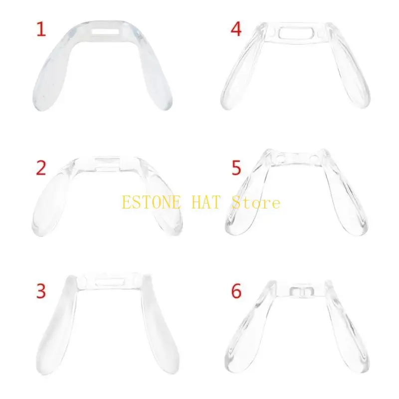 

49MF U Nose Pad Glasses Accessories PVC Non-slip Sunglasses Pads Support Readin