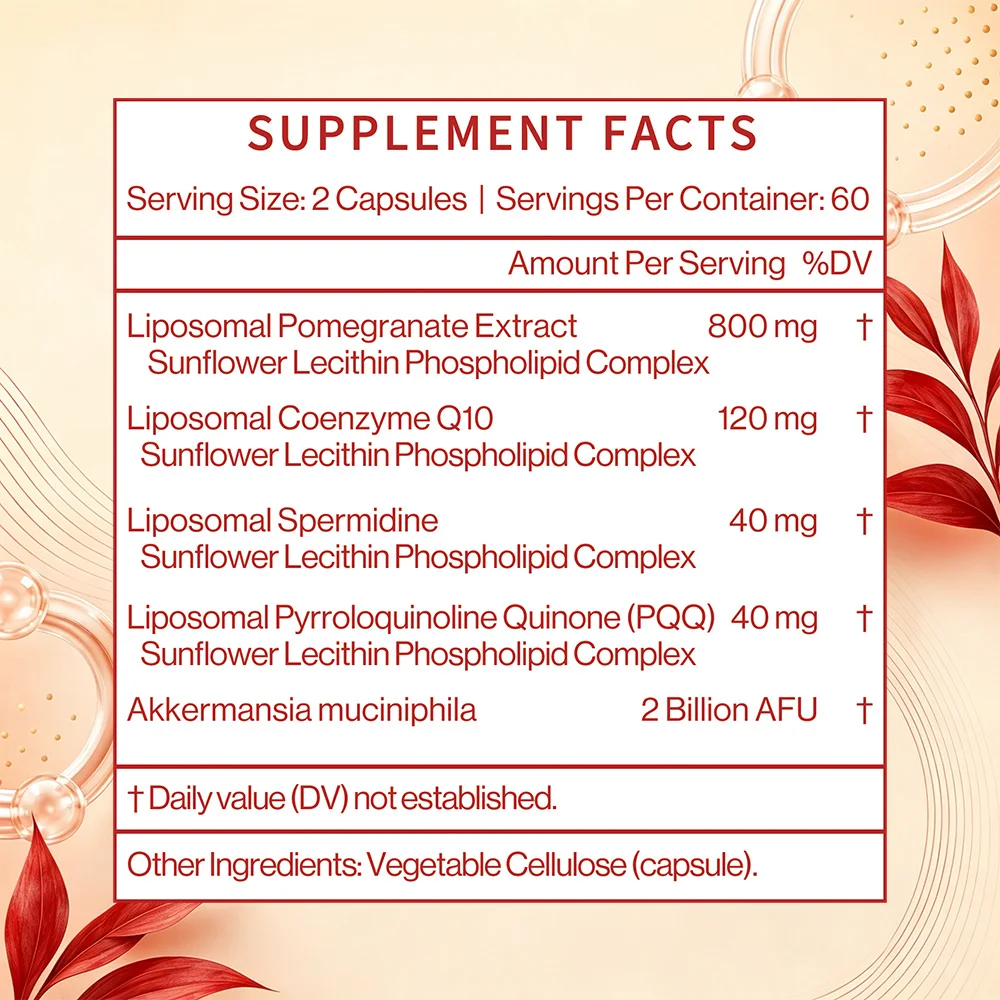 Precursor Urolithin Pro+ Capsules – 1000 mg, Mitochondrial & Energy Support, Advanced Cellular Health & Vitality, Healthy Aging