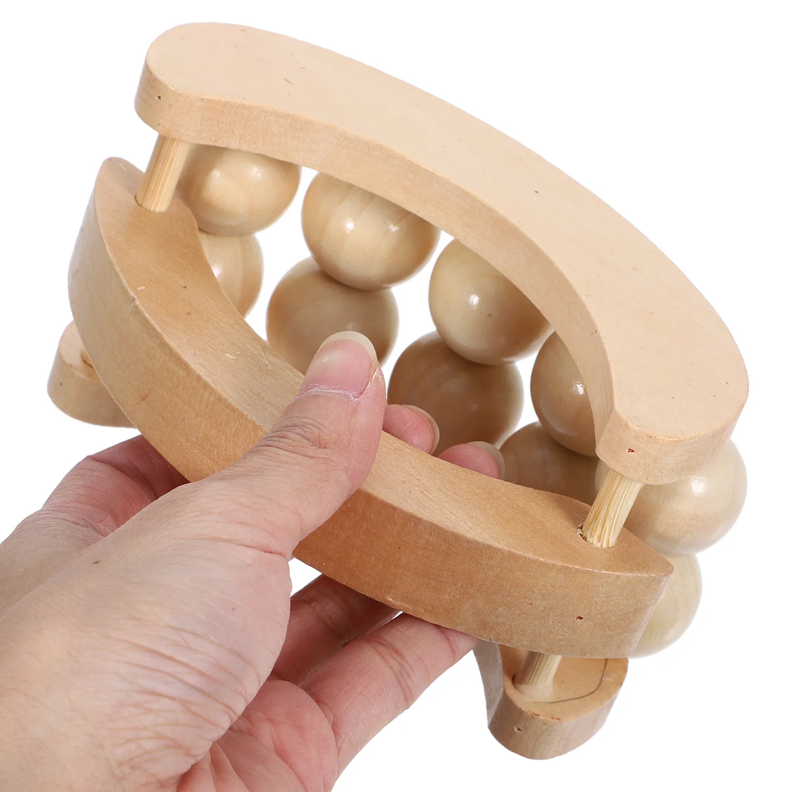 

Massage Roller Handheld Muscle Massager For Back Neck Leg Foot Compact Portable Wooden Foot Massage Roller Therapy Tool
