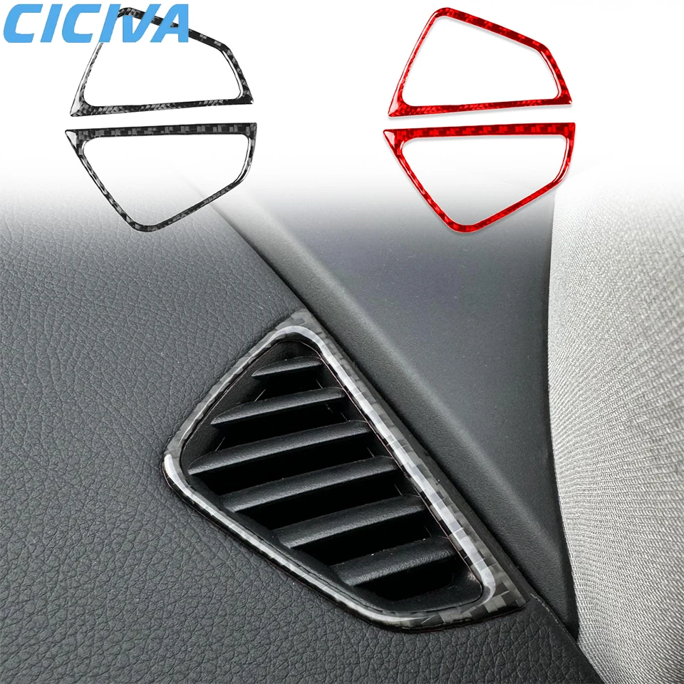 

For Mercedes-Benz GLE W167 2019-2024 Demisting vent frame Decoration Trim Soft Carbon Fiber Car Internal Accessories