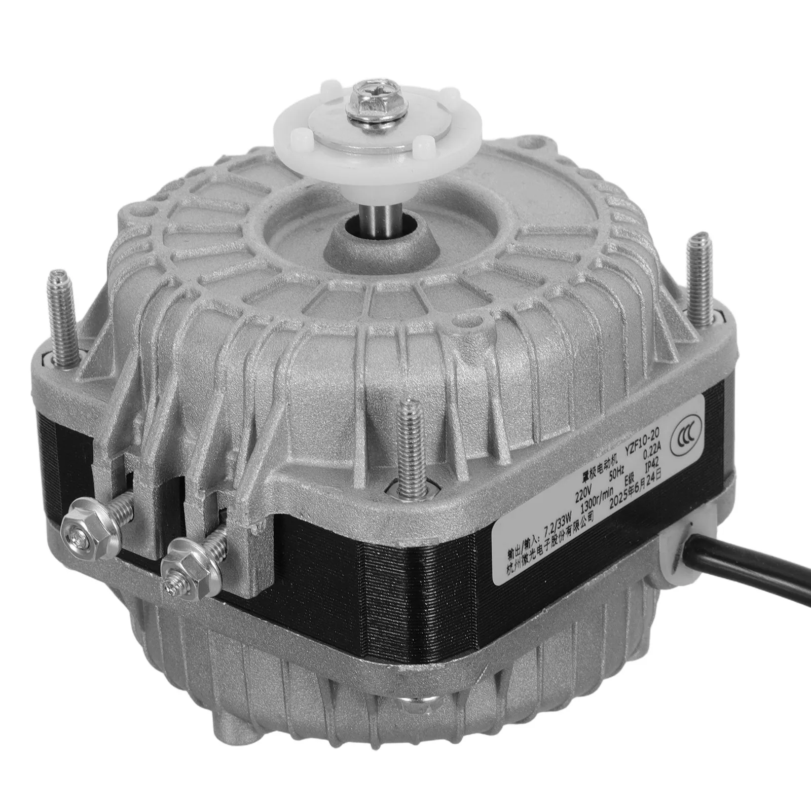 

Двигатели с экранированными полюсами YZF10-20 для холодильного оборудования, 33 Вт, 220 В, 1380 об/мин, 0,25 А, 50-60 Гц, двигатель вентилятора конденсатора переменного тока для морозильных камер