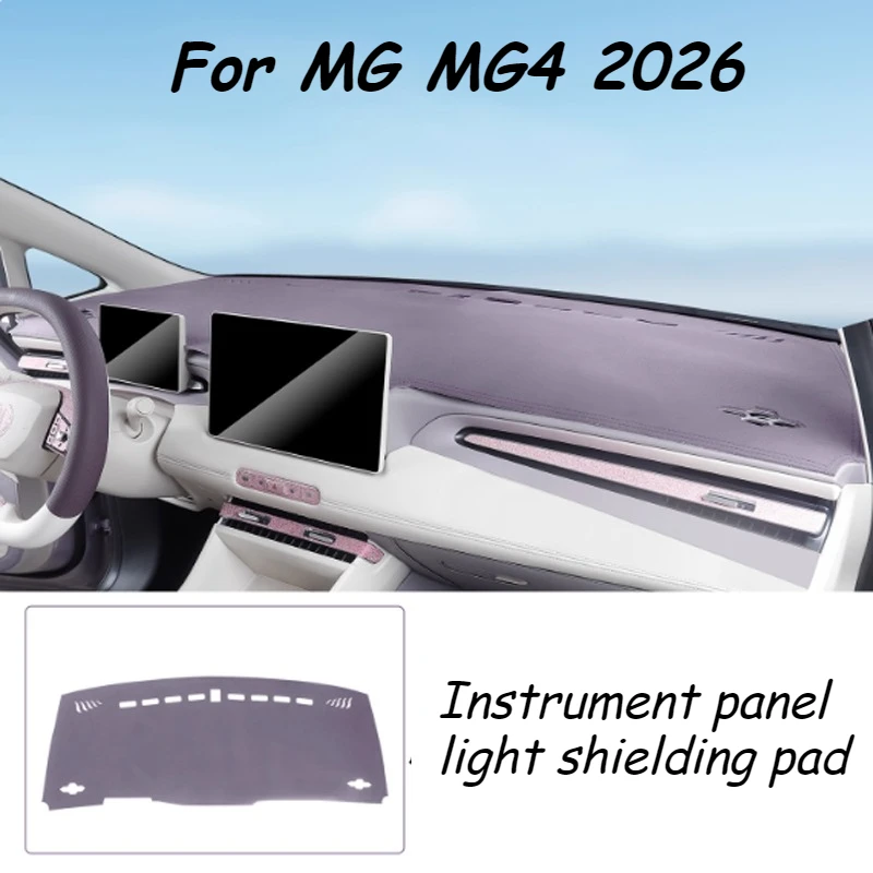 

Sun Protection Anti Reflection Instrument Panel Shading Pad for MG MG4 2026 Car Interior Center Console Protection Accessories